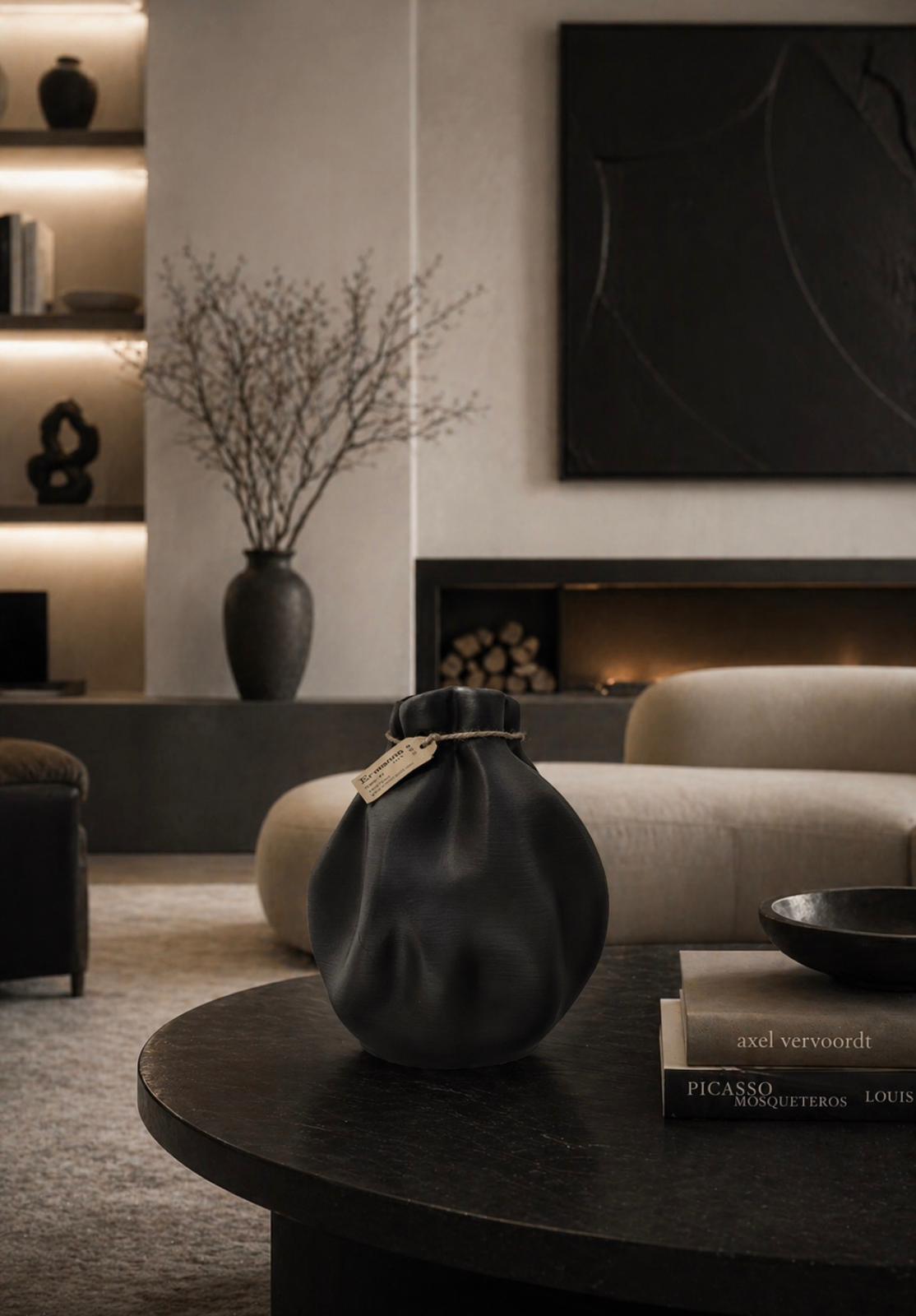 VASO DESIGN A FORMA DI SACCHETTO